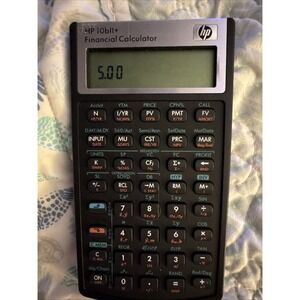 HP‎ 10BII Financial Calculator  Tested Works New Batteries